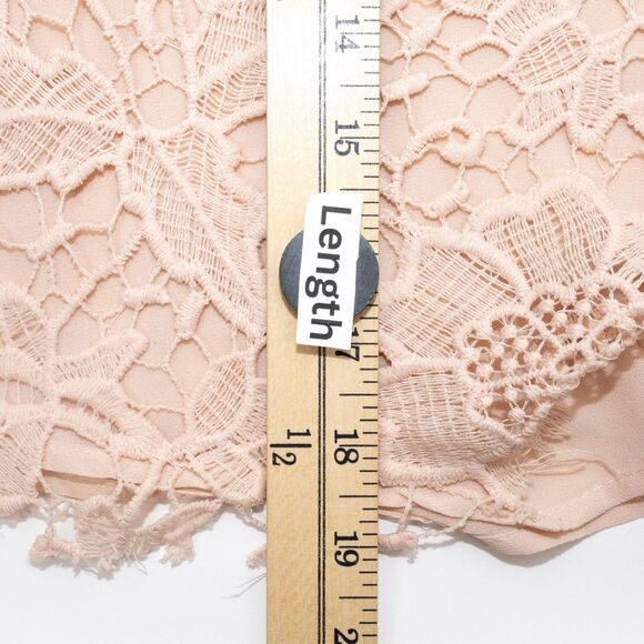 Umgee Tank Top Womens Small Floral Lace Overlay Sleeveless‎ Boho Summer Layering - Picture 7 of 7